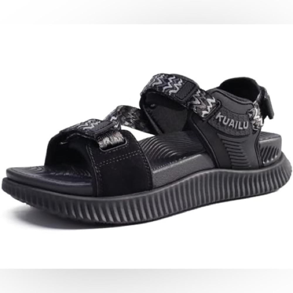 KuaiLu Womens Orthopedic Walking Sandals Arch Support, size 8